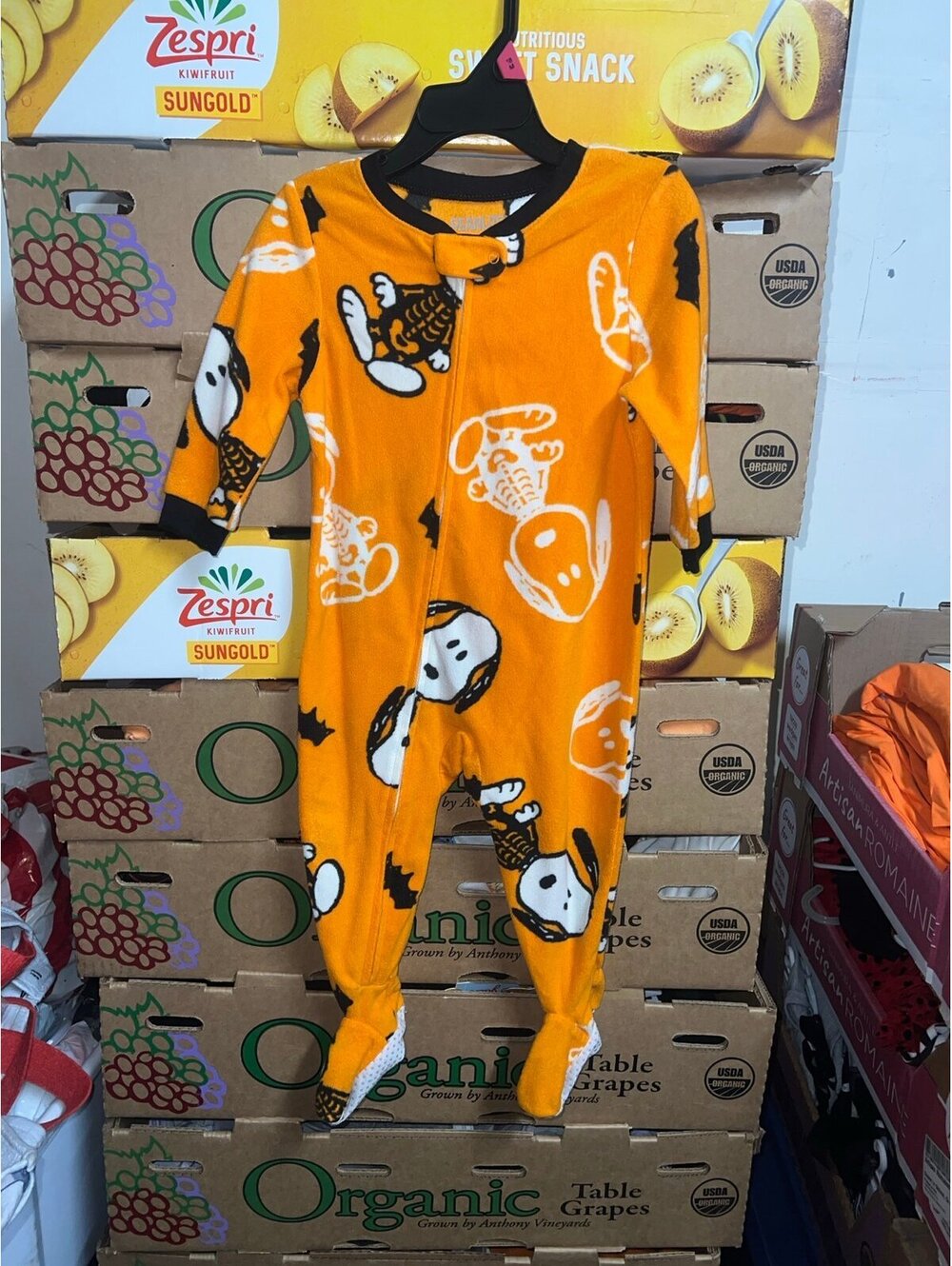 Kids Snoopy Halloween pajamas size 18 months